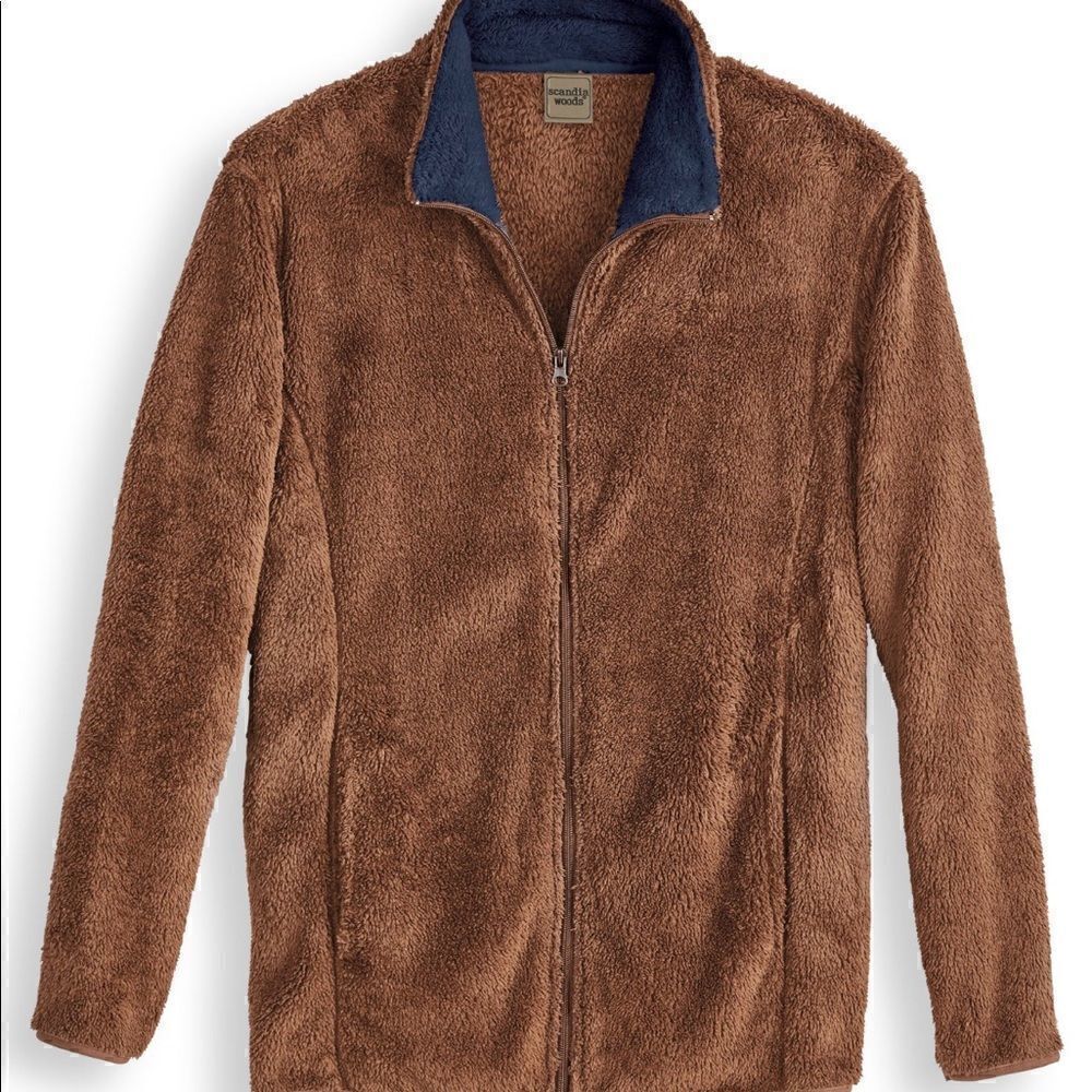 Scandina woods sweater size M brown